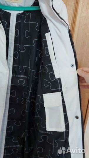 Пуховик для девочки 152 длинный