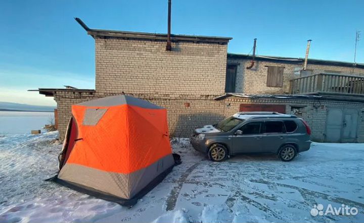 Зимняя Палатка куб трехслойная 240х240