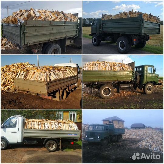 Дрова берёзовые, колотые