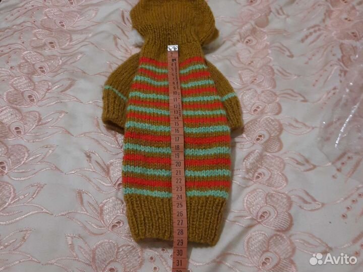 Свитер вязаный для собак и кошек