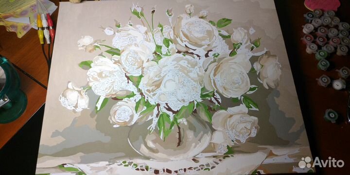 Картина Букет в пастельных тонах