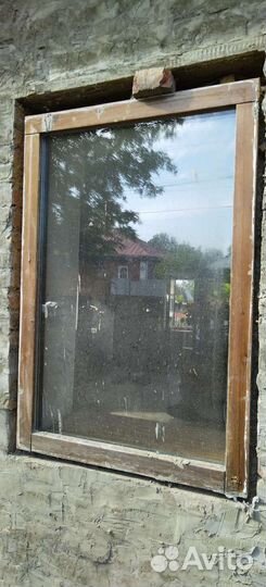 Деревянные окна со стеклопакетом бу