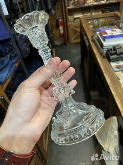 Антикварные подсвечники, Мальцовъ, 19век