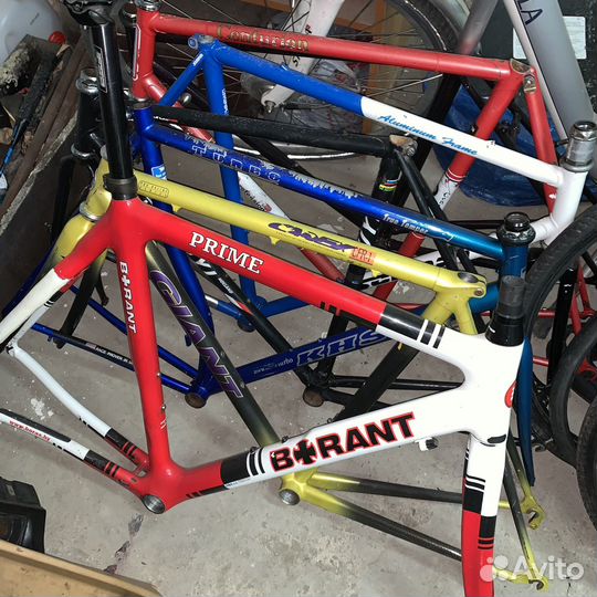 Шоссейные и трековые рамы(фреимсет) сталь,карбон