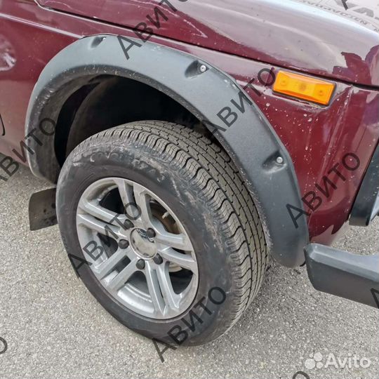 Расширители колёсных арок (фендеры) Нива 4x4