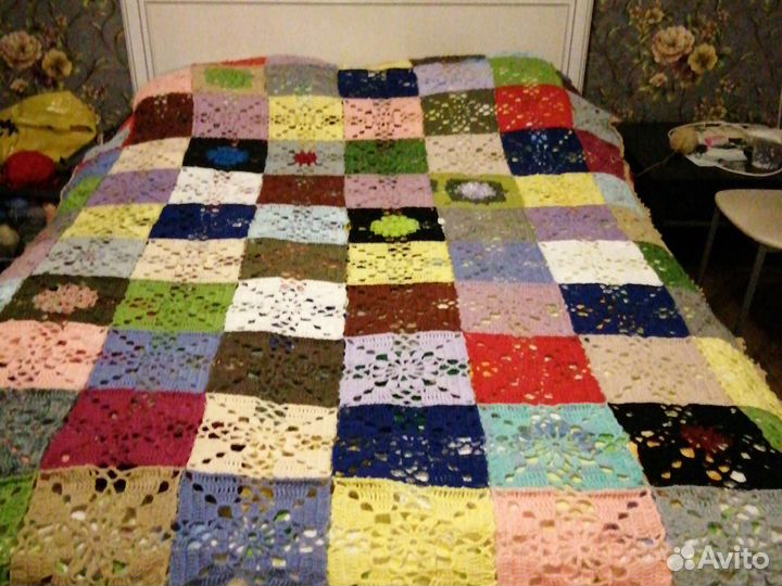 Плед ручная работа