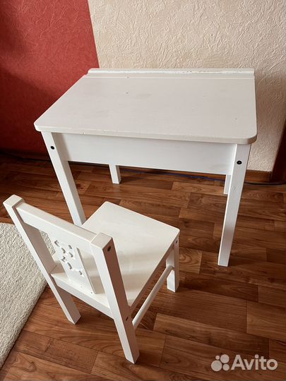Стол детский сундвик и стул детский криттер икея