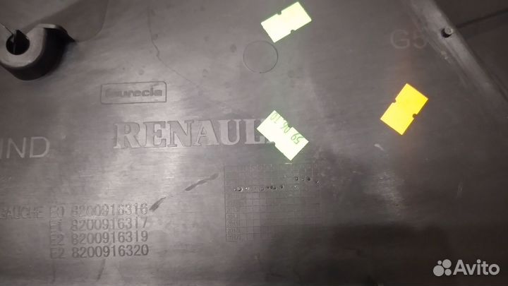 Обшивка (карта) двери передняя левая Renault