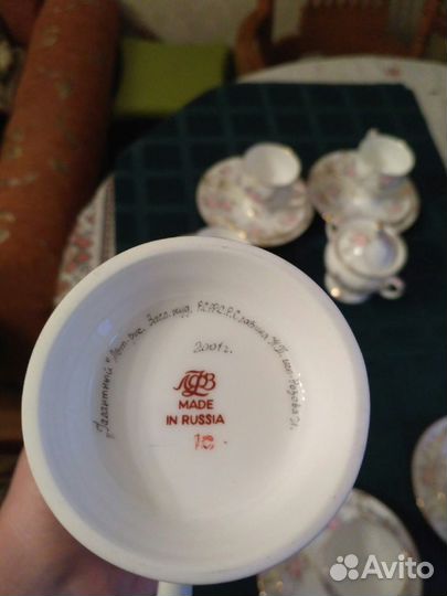 Сервиз чайно -кофейный лфз. авторский