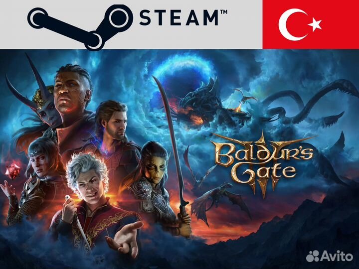 Baldurs gate 3 Steam Турция
