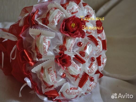 Букеты из конфет или шоколада. Съедобные букеты