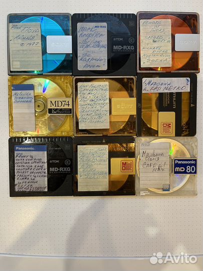 Коробка минидисков md minidisc