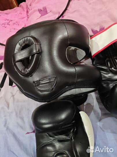 Боксерский шлем с бампером