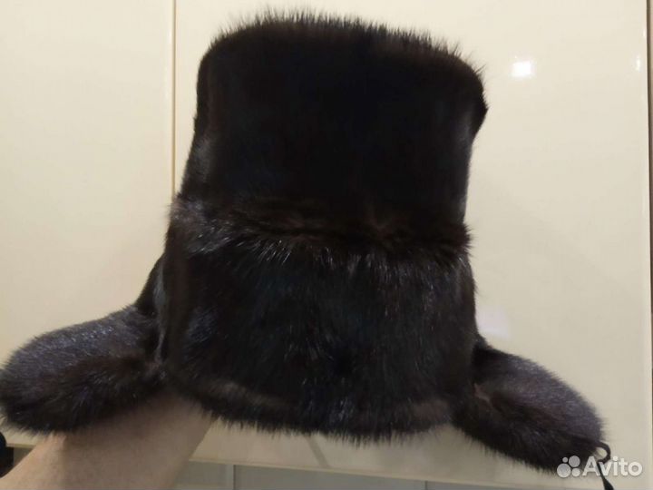 Норковая шапка мужская