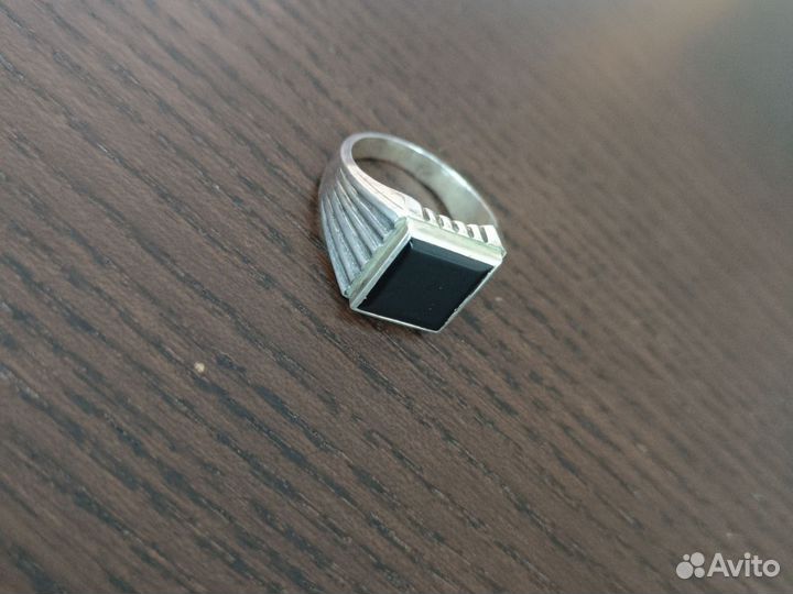 Мужской перстень серебро