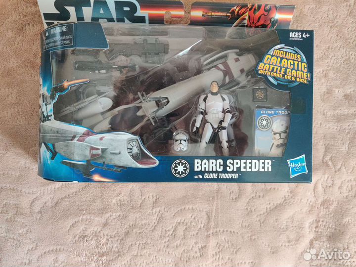 Star wars клон на спидере(barc speeder)
