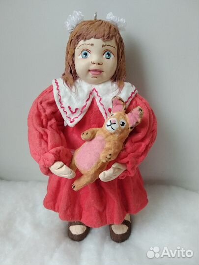 Ватные елочные игрушки