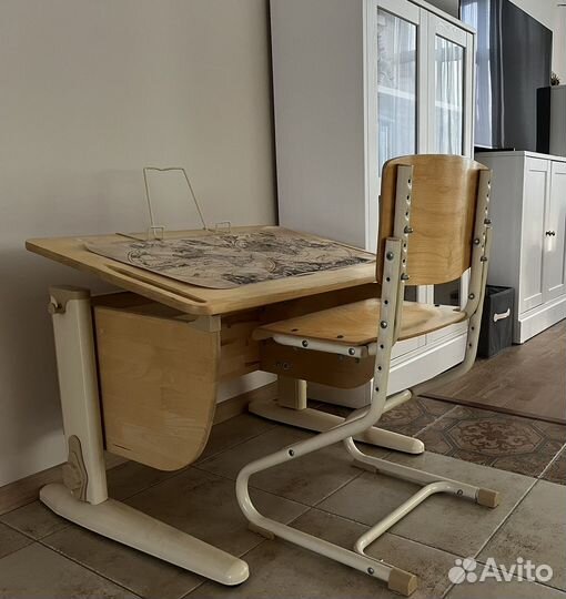 Растущая парта Дэми деревянная