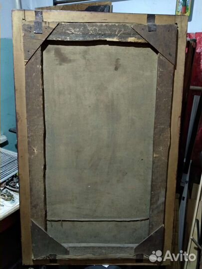 Антикварная картина старая копия