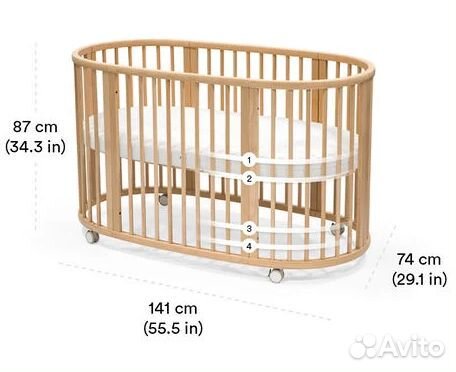 Детская кроватка stokke sleepi