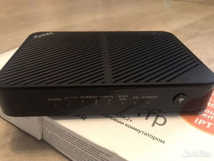 Adsl WiFi роутер zyxel P660HN Lite EE