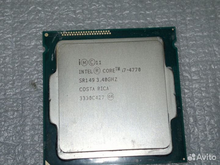 Intel Core i7-4770 Haswell LGA1150, 4 x 3400 мгц
