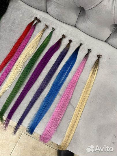 Цветные волосы для наращивания