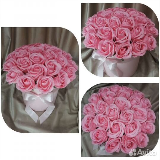 Букет из мыльных цветов