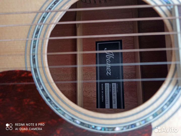 Акустическая гитара ibanez AE205JR