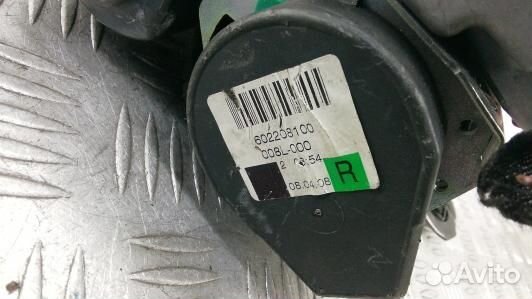 Ремень безопасности с пиропатроном сиденья передне