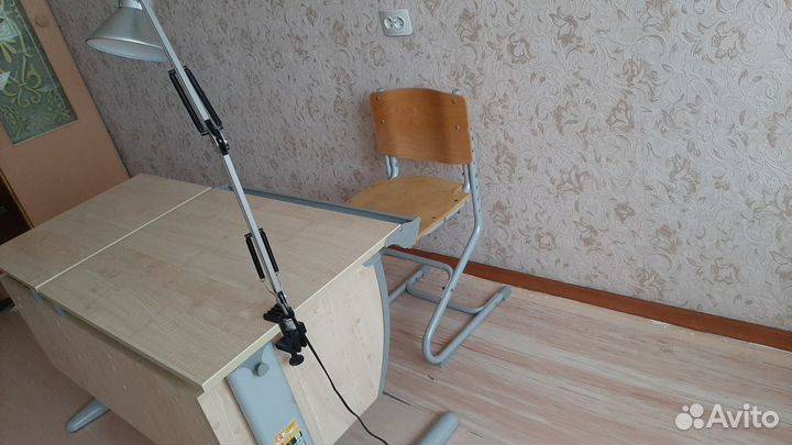 Растущая парта (стол) с тумбой+стул