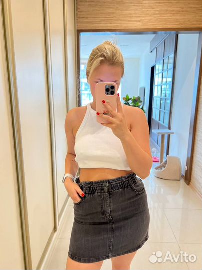 Джинсовая юбка