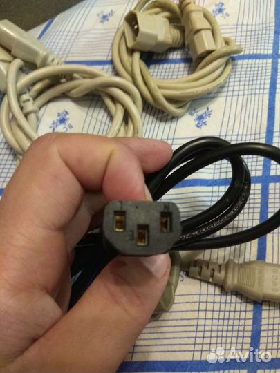 Удлинитель кабеля питания компьютера монитора