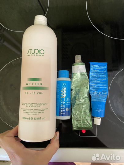 Окислитель, остатки красок