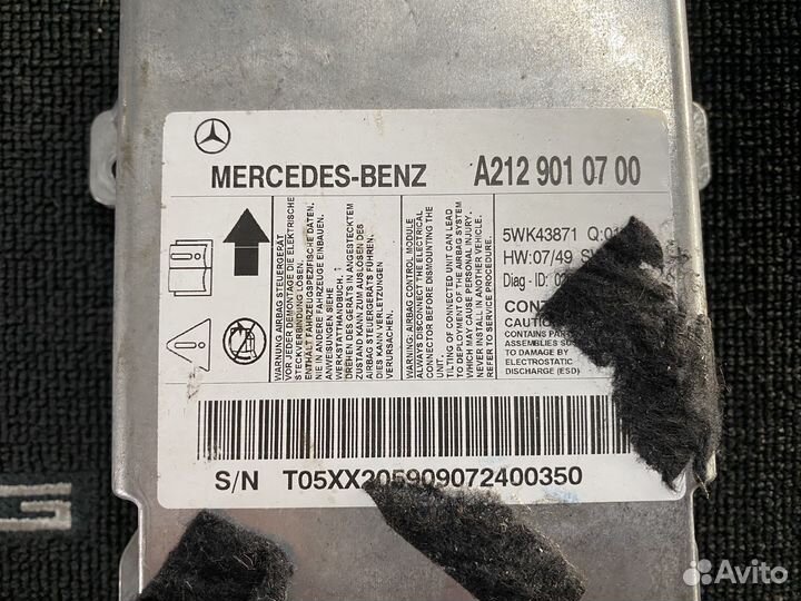 Блок управления AIR BAG Mercedes Benz W212