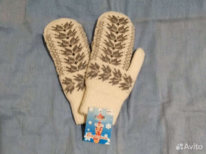 Варежки женские зимние новые