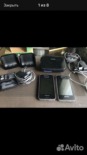 Телефон Panasonic 2 трубки и станция