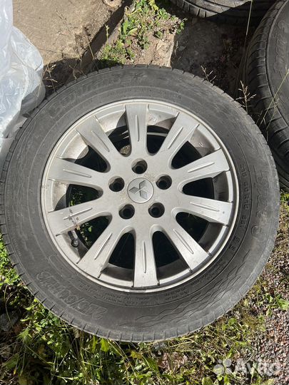 Колеса в сборе r16 летние mitsubishi