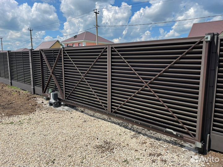 Ламель заборы жалюзи