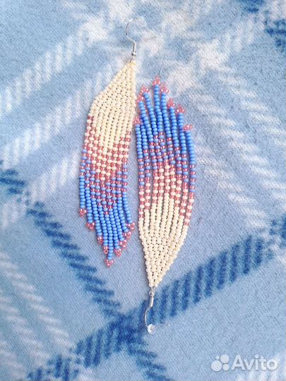 Серьги из бисера
