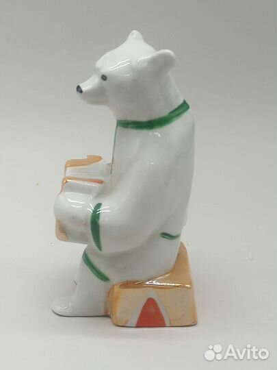 Медведь цирковой статуэтка Дулево СССР