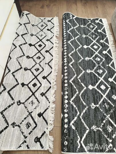Ковер безворсовый, дорожки, килим, 100 хлопок