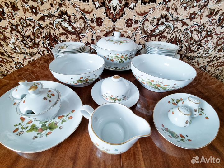 Столовый сервиз jlmenau ГДР на 6 персон