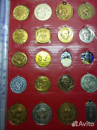 Спортивные мидали времён СССР по разным видам