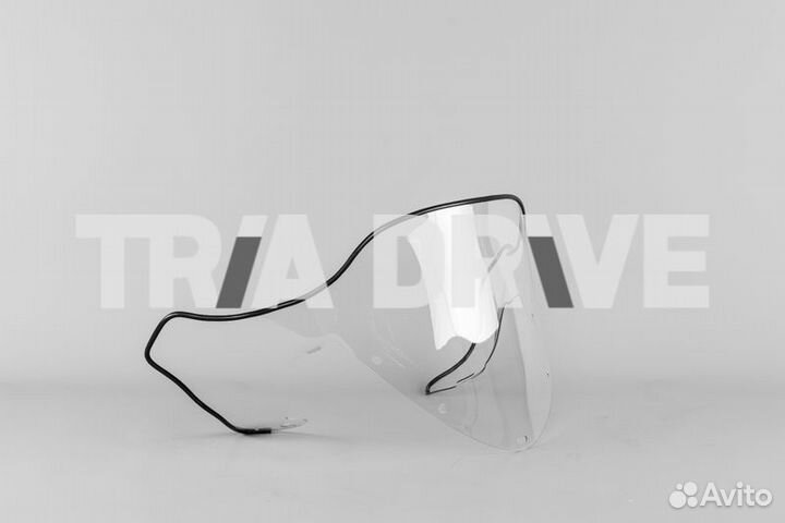 Стекло ветровое для снегохода Polaris Dragon(2мм)