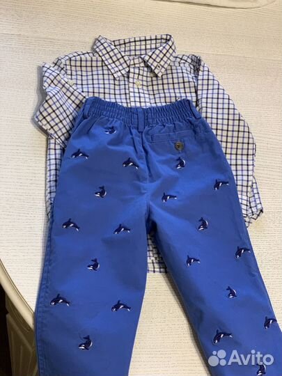 Детские брюки/рубашка, Ralph Lauren, 18m, ориги