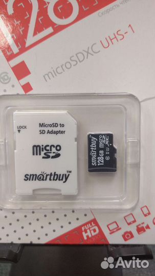 Карта памяти MicroSD 128гб 10 класс