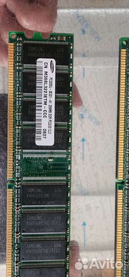 Оперативная память ddr 256 мб и 128 мб
