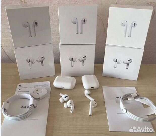 Airpods pro white Гарантия+чехол+доставка