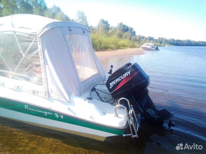 Катер Нептун 3 DC open+Меркури 60+телега